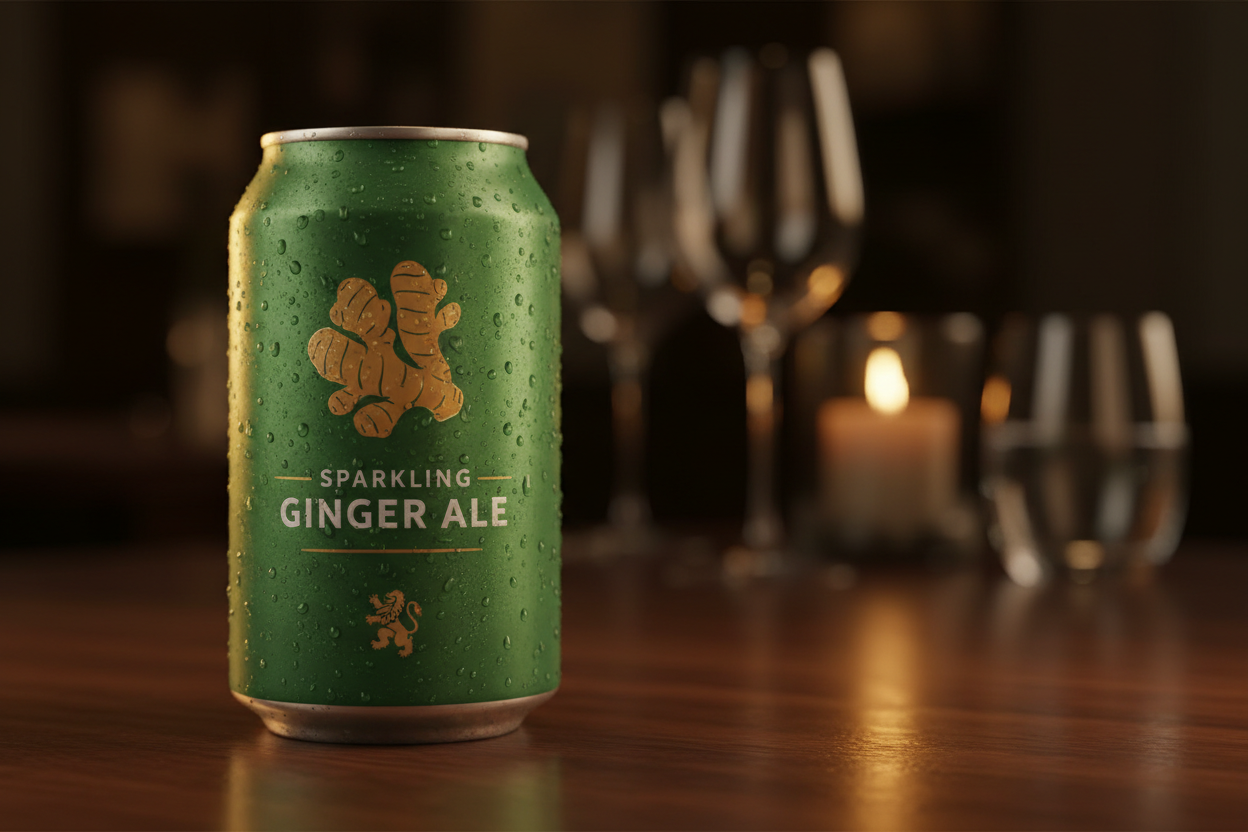 Ginger Ale Can