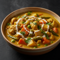 Vegetable Korma mixed vegetables in rich creamy golden korma sauce