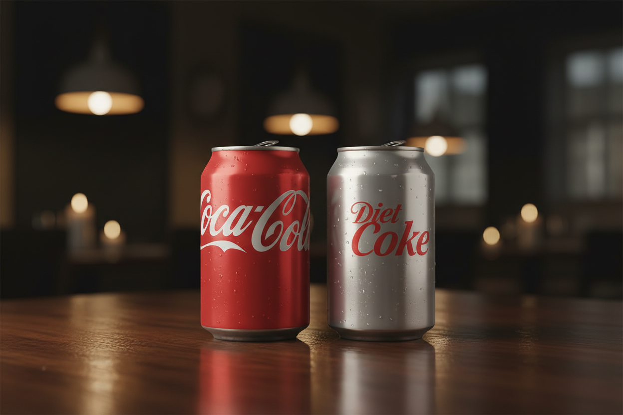 Coke Diet Coke Can
